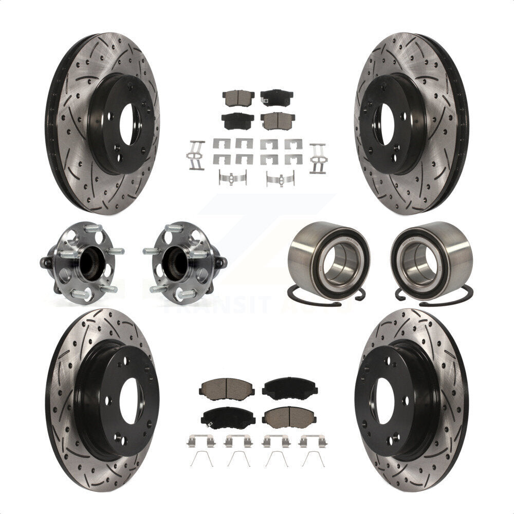 [Avant + Arrière] Kit de Roulement de roue pour Honda Civic KBB-117566 par Transit Auto