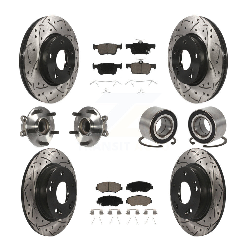 [Avant + Arrière] Kit de Roulement de roue pour Honda Civic KBB-117573