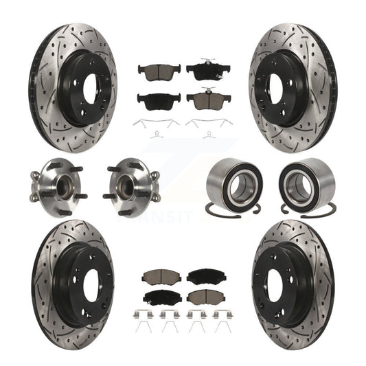 [Avant + Arrière] Kit de Roulement de roue pour Honda Civic KBB-117573