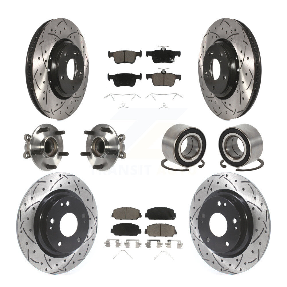 [Avant + Arrière] Kit de Roulement de roue pour Honda Civic KBB-117574