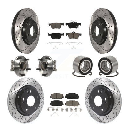 [Avant + Arrière] Kit de Roulement de roue pour Honda Civic KBB-117574