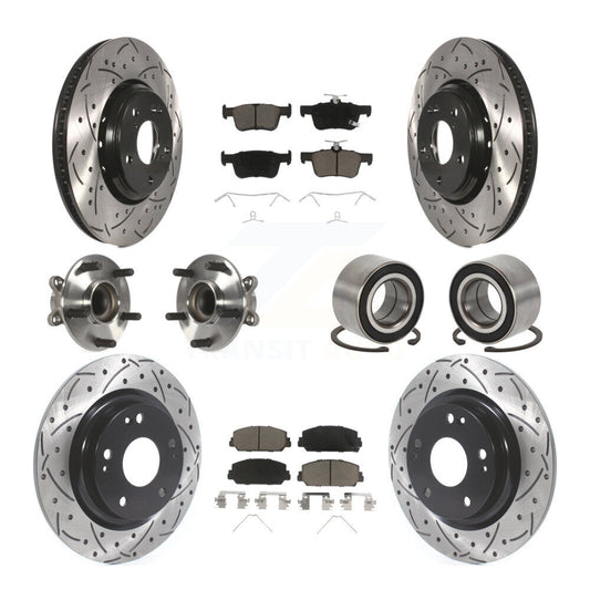 [Avant + Arrière] Kit de Roulement de roue pour Honda Civic KBB-117574