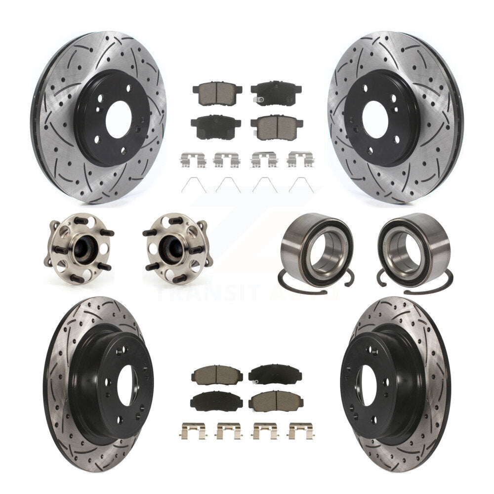 [Avant + Arrière] Kit de Roulement de roue pour Honda Accord Acura TSX KBB-117577