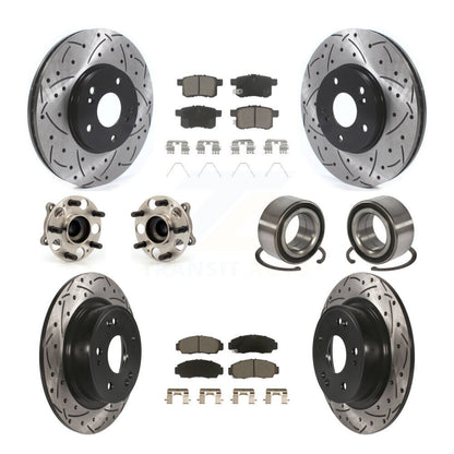 [Avant + Arrière] Kit de Roulement de roue pour Honda Accord Acura TSX KBB-117577