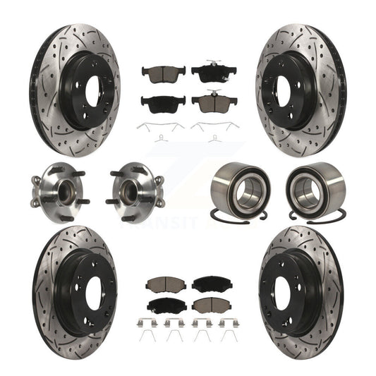 [Avant + Arrière] Kit de Roulement de roue pour Honda Civic KBB-117578