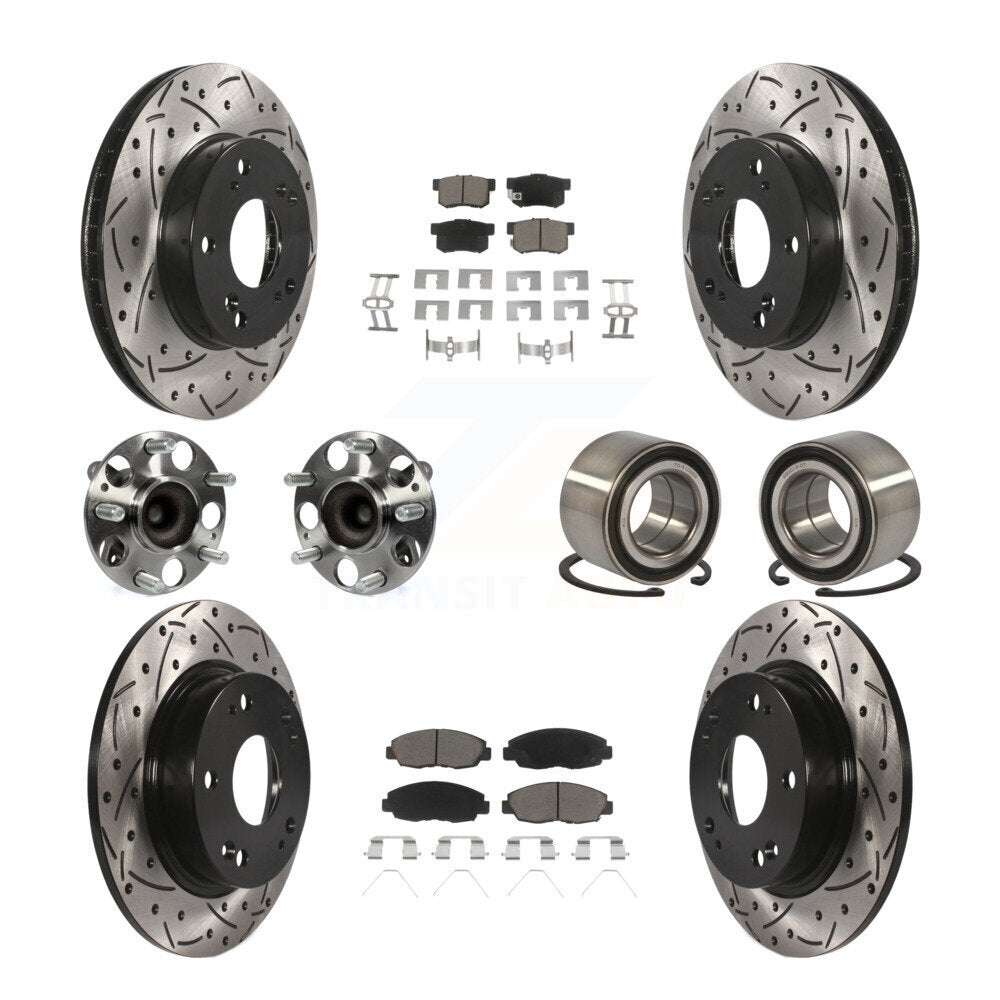 [Avant + Arrière] Kit de Roulement de roue pour Honda Civic KBB-117579