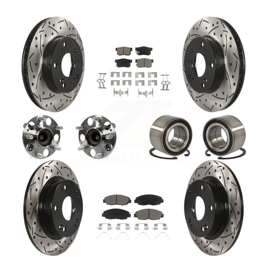 [Avant + Arrière] Kit de Roulement de roue pour Honda Civic KBB-117579