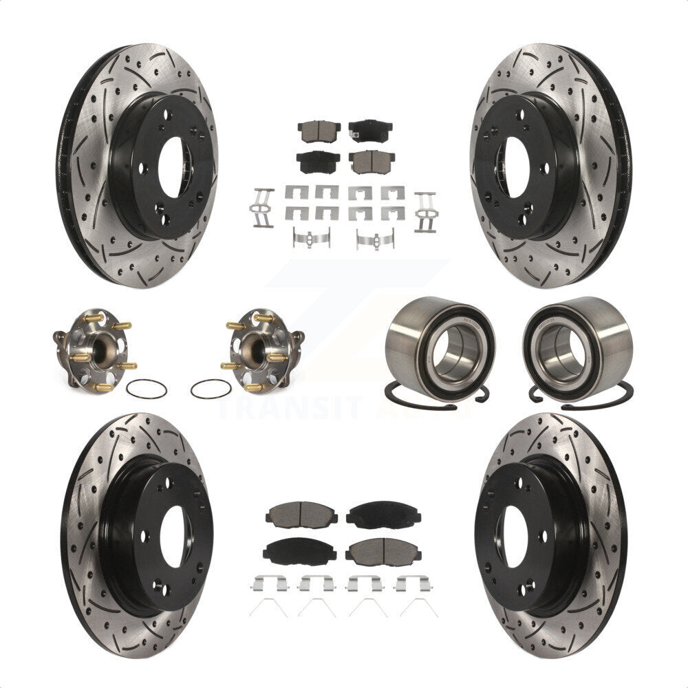 [Avant + Arrière] Kit de Roulement de roue pour Honda Civic KBB-117580 par Transit Auto