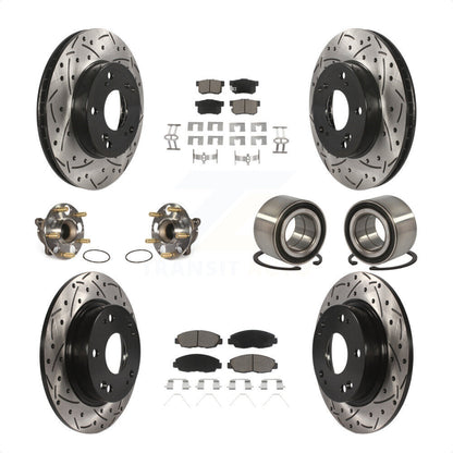 [Avant + Arrière] Kit de Roulement de roue pour Honda Civic KBB-117580 par Transit Auto