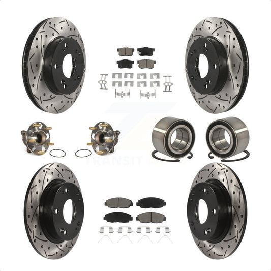 [Avant + Arrière] Kit de Roulement de roue pour Honda Civic KBB-117580 par Transit Auto