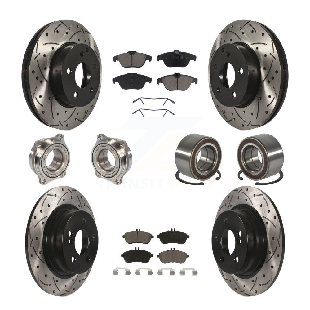 [Avant + Arrière] Kit de Roulement de roue pour Mercedes-Benz C300 KBB-117591 par Transit Auto