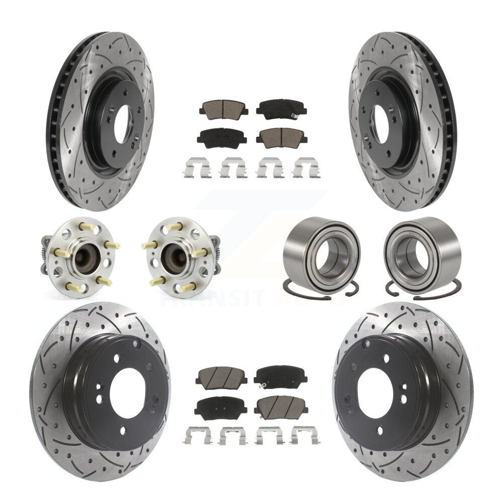 [Avant + Arrière] Kit de Roulement de roue pour Hyundai Azera KBB-117593