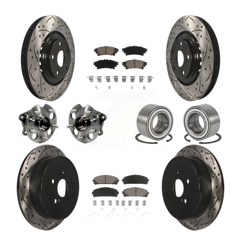 [Avant + Arrière] Kit de Roulement de roue pour 2011-2020 Toyota Sienna AWD KBB-117599