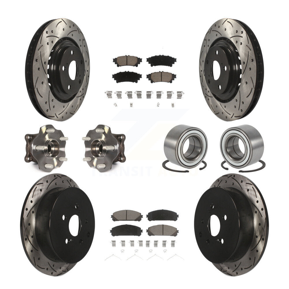[Avant + Arrière] Kit de Roulement de roue pour Toyota Highlander Lexus RX350 RX450h KBB-117600