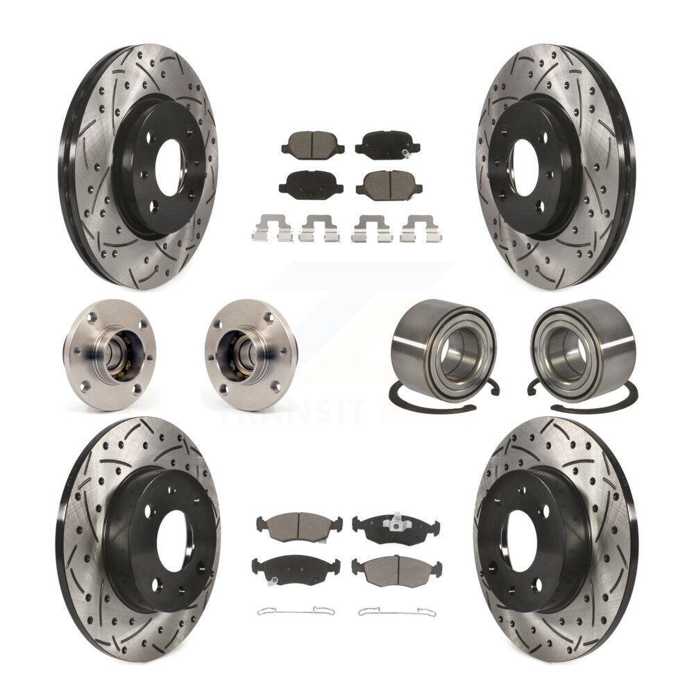 [Avant + Arrière] Kit de Roulement de roue pour Fiat 500 KBB-117602
