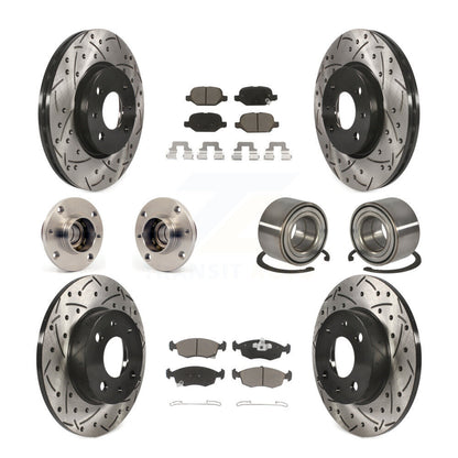 [Avant + Arrière] Kit de Roulement de roue pour Fiat 500 KBB-117602
