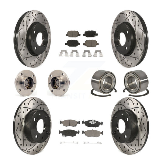 [Avant + Arrière] Kit de Roulement de roue pour Fiat 500 KBB-117602