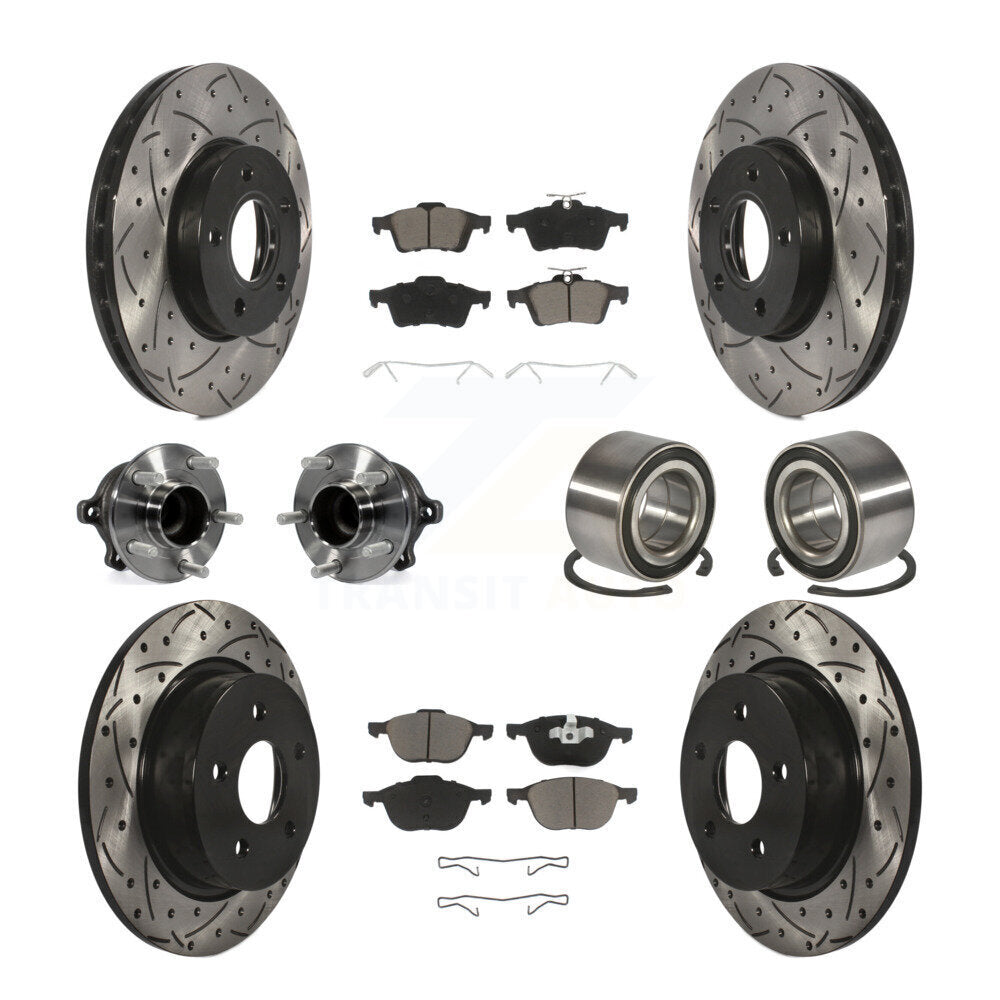[Avant + Arrière] Kit de Roulement de roue pour Ford C-Max sans Parking Assist KBB-117605