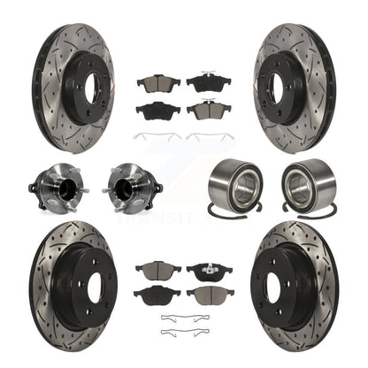 [Avant + Arrière] Kit de Roulement de roue pour Ford C-Max sans Parking Assist KBB-117605