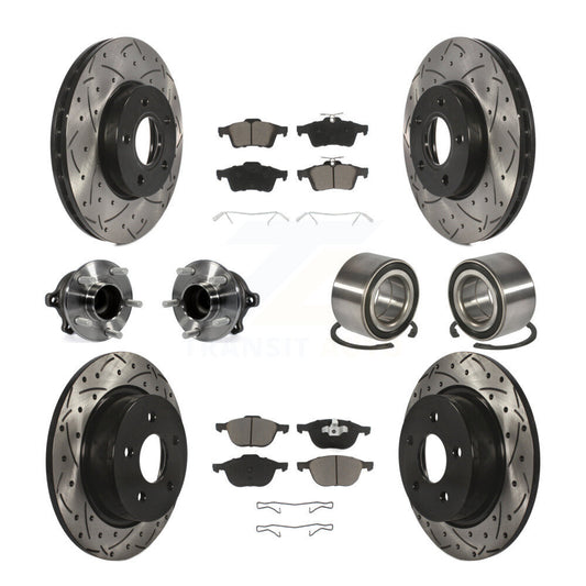 [Avant + Arrière] Kit de Roulement de roue pour Ford C-Max sans Parking Assist KBB-117605