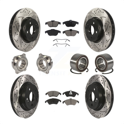 [Avant + Arrière] Kit de Roulement de roue pour Mercedes-Benz E350 C300 C350 KBB-117608 par Transit Auto