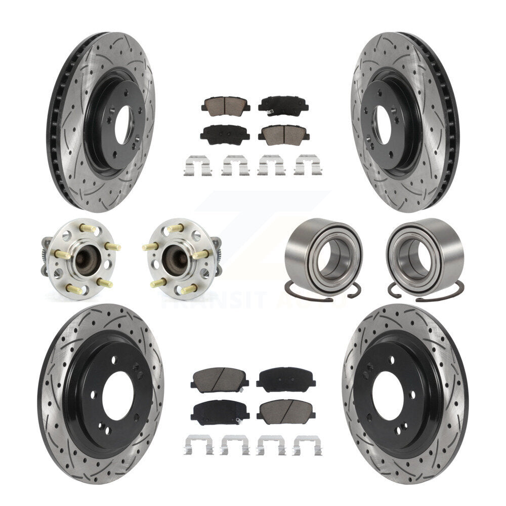 [Avant + Arrière] Kit de Roulement de roue pour 2013 Kia Optima 2.0L avec Electric Parking KBB-117613