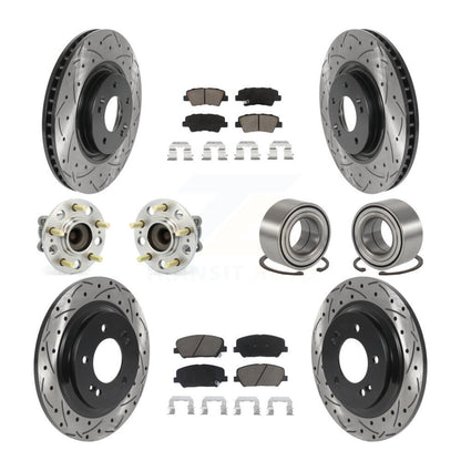 [Avant + Arrière] Kit de Roulement de roue pour 2013 Kia Optima 2.0L avec Electric Parking KBB-117613