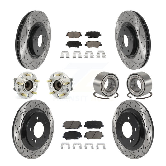 [Avant + Arrière] Kit de Roulement de roue pour 2013 Kia Optima 2.0L avec Electric Parking KBB-117613