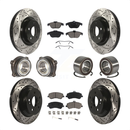[Avant + Arrière] Kit de Roulement de roue pour Mercedes-Benz GLK350 GLK250 KBB-117617 par Transit Auto