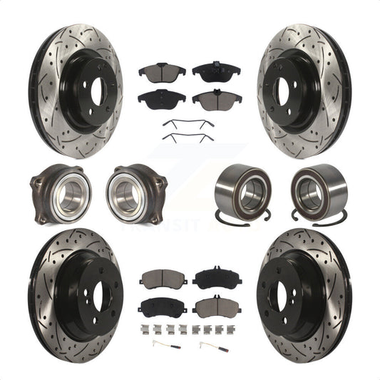 [Avant + Arrière] Kit de Roulement de roue pour Mercedes-Benz GLK350 GLK250 KBB-117617 par Transit Auto