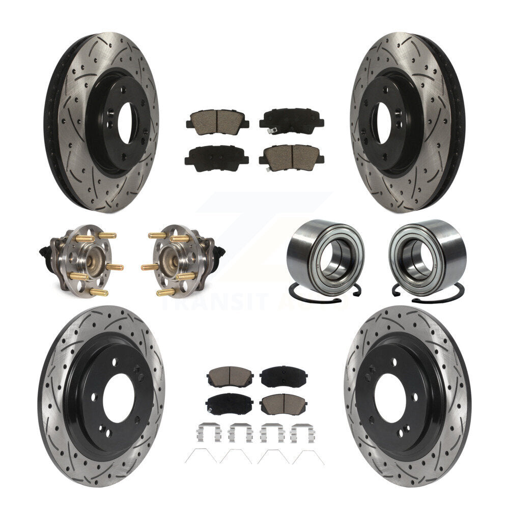 [Avant + Arrière] Kit de Roulement de roue pour 2017-2018 Kia Soul EV KBB-117618