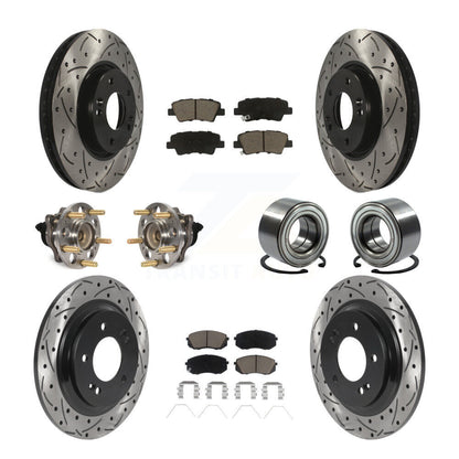 [Avant + Arrière] Kit de Roulement de roue pour 2017-2018 Kia Soul EV KBB-117618