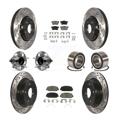 [Avant + Arrière] Kit de Roulement de roue pour 2017-2018 Acura ILX KBB-117622 par Transit Auto