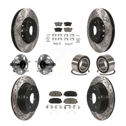 [Avant + Arrière] Kit de Roulement de roue pour 2016 Acura ILX KBB-117623 par Transit Auto