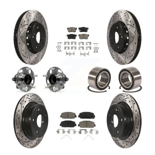 [Avant + Arrière] Kit de Roulement de roue pour 2016 Acura ILX KBB-117623 par Transit Auto
