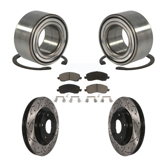 [Avant] Kit de Roulement de roue pour Jeep Patriot Mitsubishi Compass Dodge Caliber Outlander Sport Lancer RVR KBB-117653 par Transit Auto