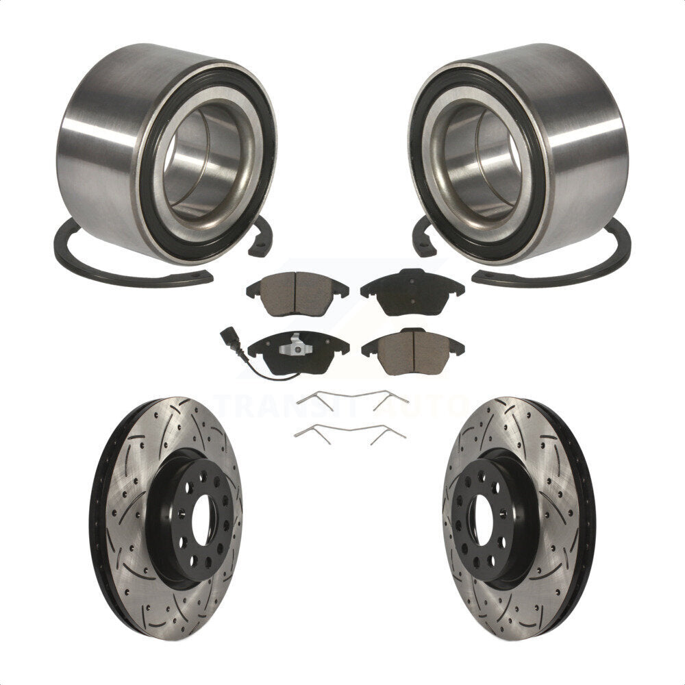 [Avant] Kit de Roulement de roue pour 2005 Volkswagen Jetta avec 312mm Diameter Rotor 7th 8th Digit Of VIN Is "1K" KBB-117671