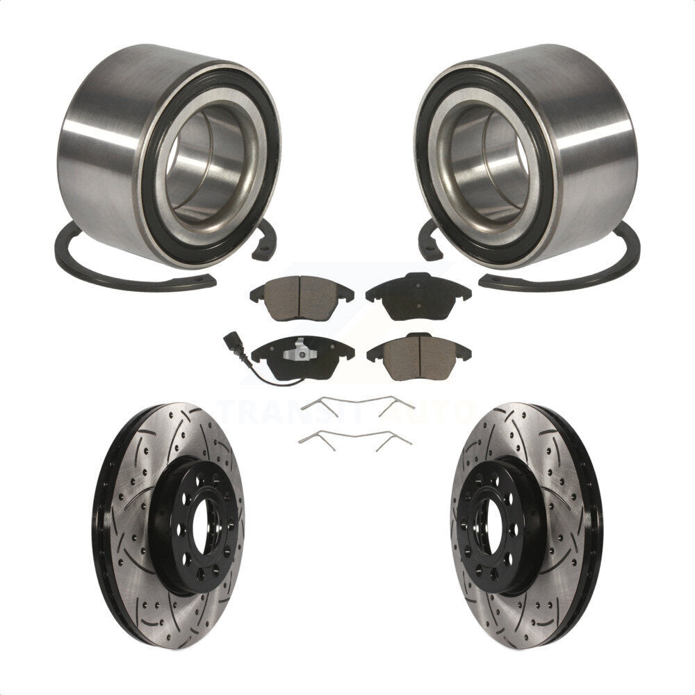 [Avant] Kit de Roulement de roue pour 2005 Volkswagen Jetta avec 288mm Diameter Rotor 7th 8th Digit Of VIN Is "1K" KBB-117672