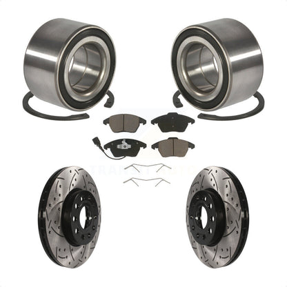 [Avant] Kit de Roulement de roue pour 2005 Volkswagen Jetta avec 288mm Diameter Rotor 7th 8th Digit Of VIN Is "1K" KBB-117672
