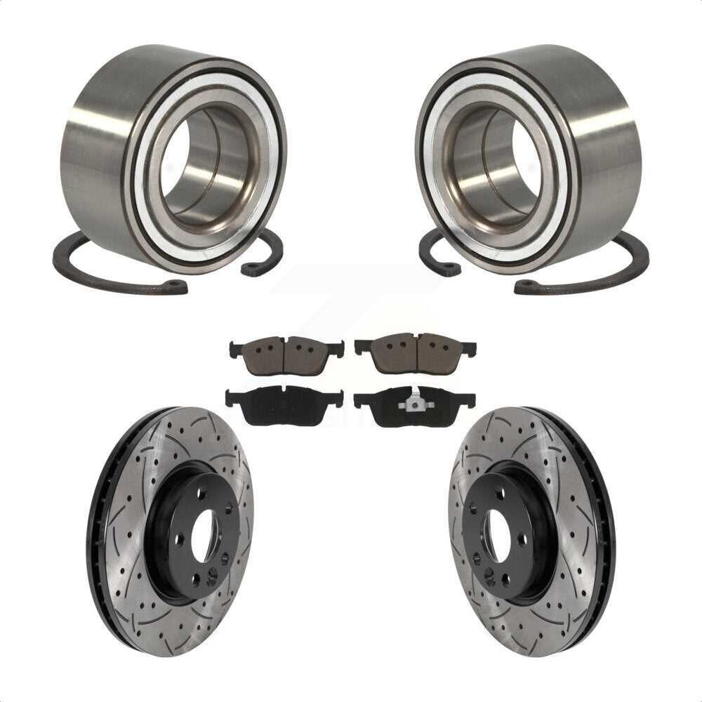 [Avant] Kit de Roulement de roue pour 2016-2017 Land Rover Range Evoque 300mm Diameter Rotor KBB-117754 par Transit Auto