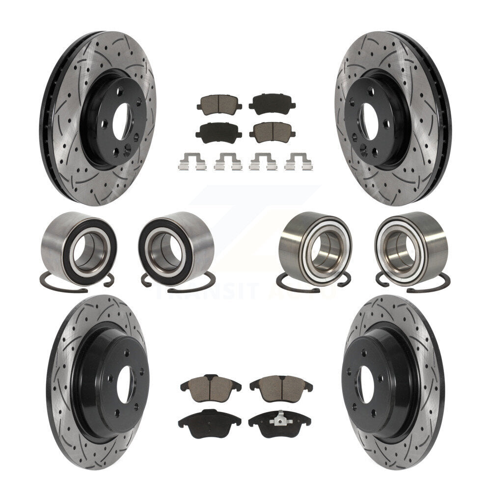 [Avant + Arrière] Kit de Roulement de roue pour 2012-2015 Land Rover Range Evoque KBB-117770