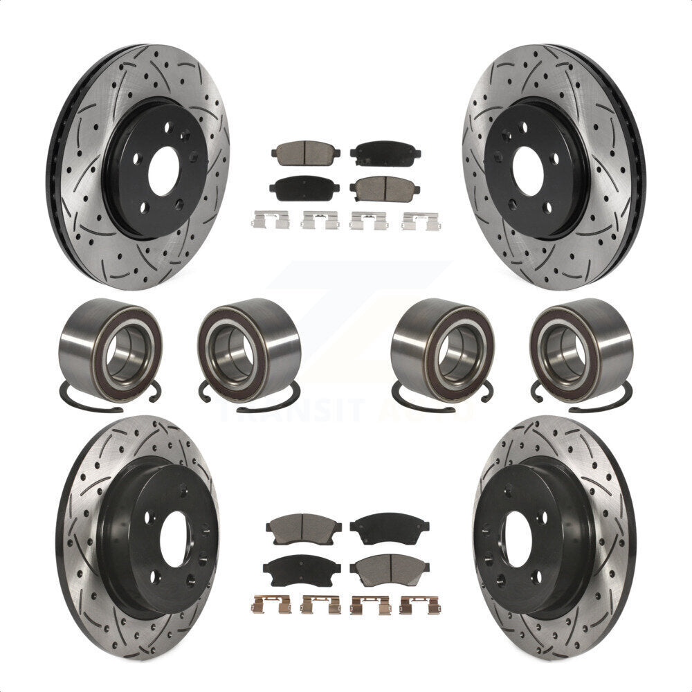 [Avant + Arrière] Kit de Roulement de roue pour 2013-2017 Buick Encore Chevrolet Trax AWD KBB-117771 par Transit Auto