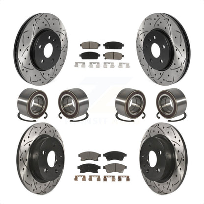 [Avant + Arrière] Kit de Roulement de roue pour 2013-2017 Buick Encore Chevrolet Trax AWD KBB-117771 par Transit Auto