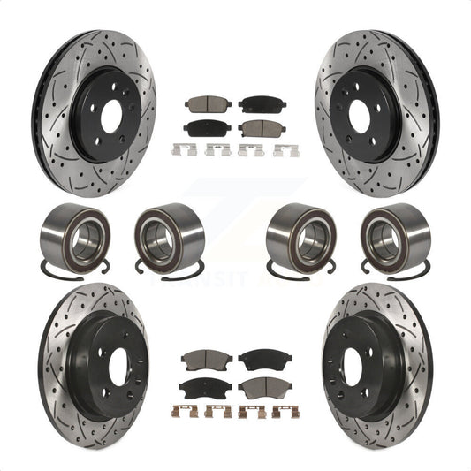 [Avant + Arrière] Kit de Roulement de roue pour 2013-2017 Buick Encore Chevrolet Trax AWD KBB-117771 par Transit Auto