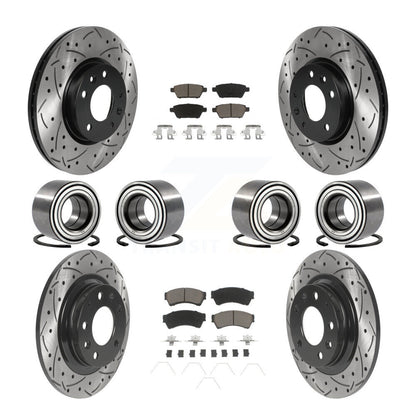 [Avant + Arrière] Kit de Roulement de roue pour Ford Fusion Lincoln MKZ Mercury Milan KBB-117772