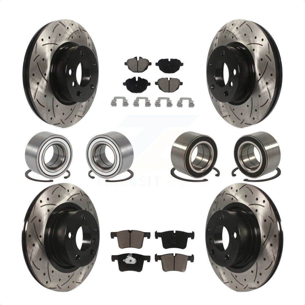 [Avant + Arrière] Kit de Roulement de roue pour BMW X3 KBB-117773 par Transit Auto
