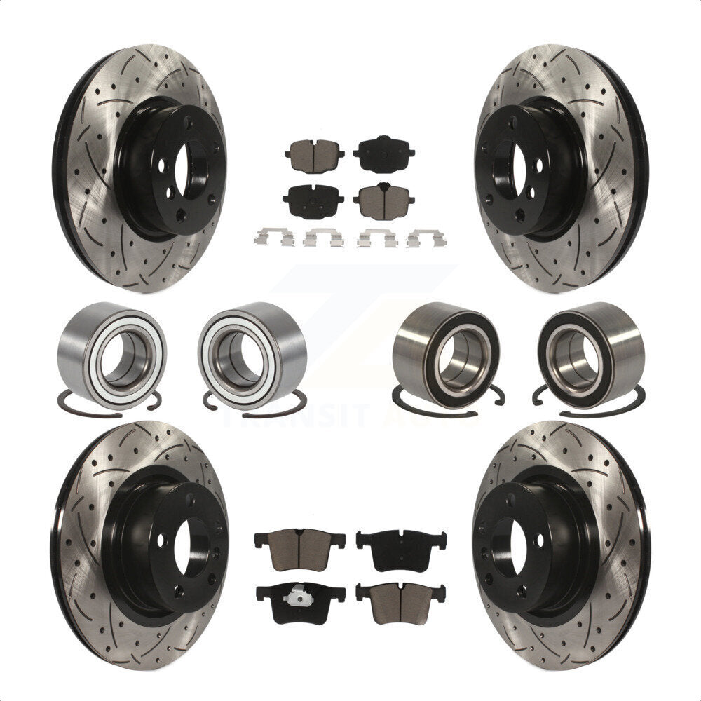 [Avant + Arrière] Kit de Roulement de roue pour 2012 BMW X3 From 10 11 KBB-117774 par Transit Auto