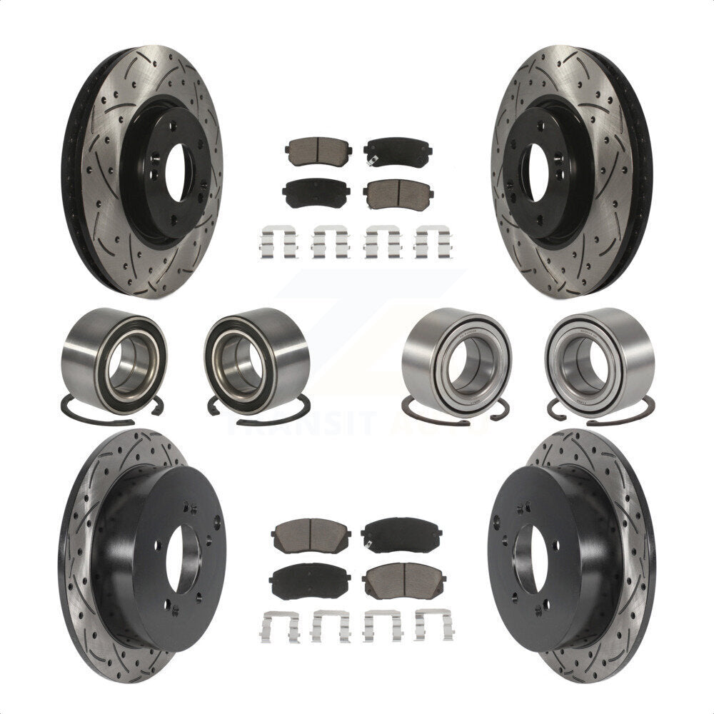 [Avant + Arrière] Kit de Roulement de roue pour Hyundai Tucson Kia Sportage AWD KBB-117775 par Transit Auto