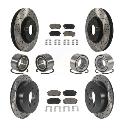 [Avant + Arrière] Kit de Roulement de roue pour Hyundai Tucson Kia Sportage AWD KBB-117775 par Transit Auto