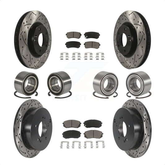 [Avant + Arrière] Kit de Roulement de roue pour Hyundai Tucson Kia Sportage AWD KBB-117775 par Transit Auto